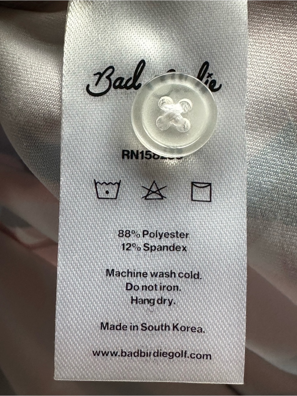 Bad Birdie Kaleidoscope Sleeveless Golf Polo Golf Shirt Retro Print Medium - Picture 9 of 10